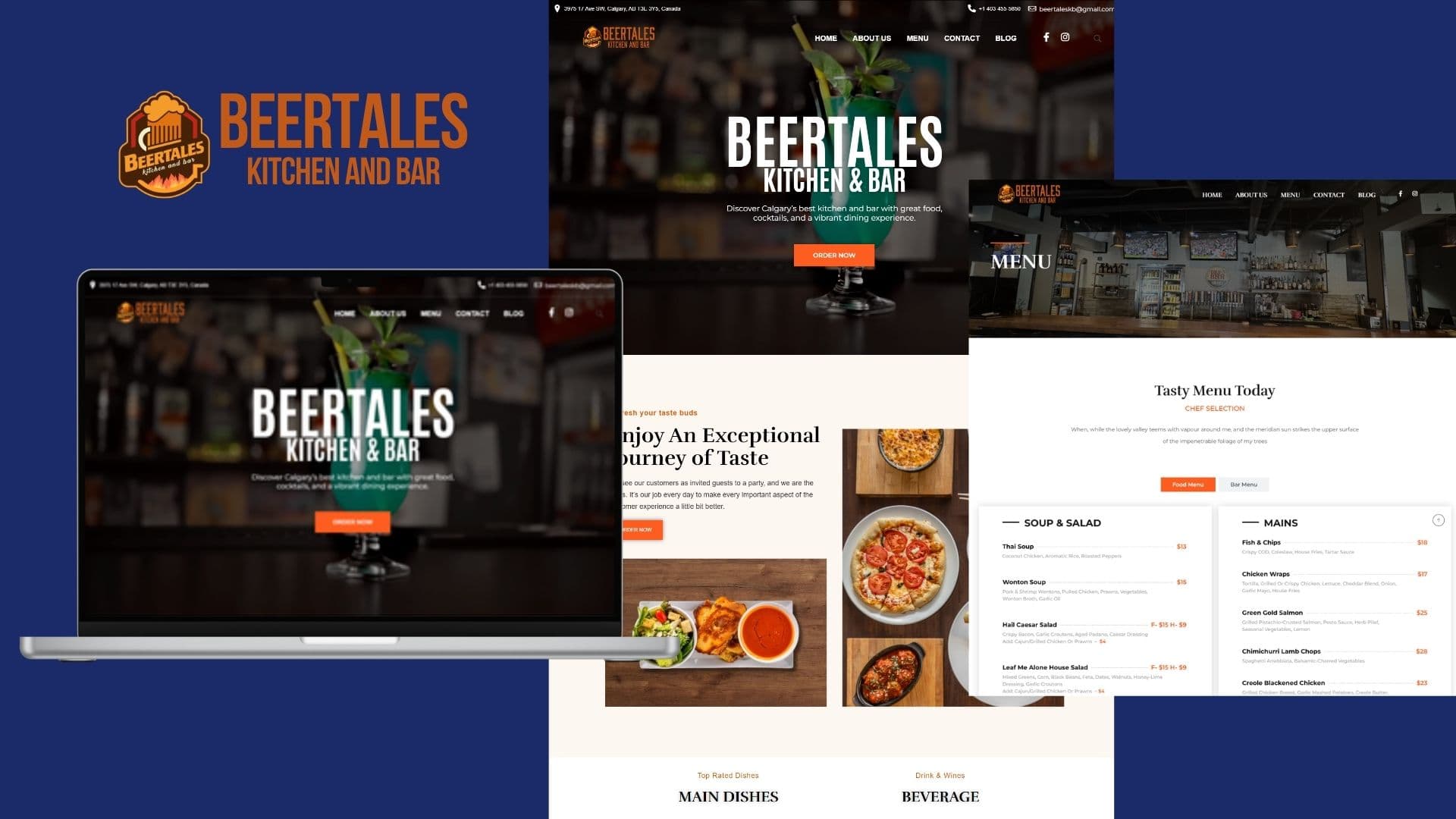 Complete Digital Presence for Beertales – Restaurant