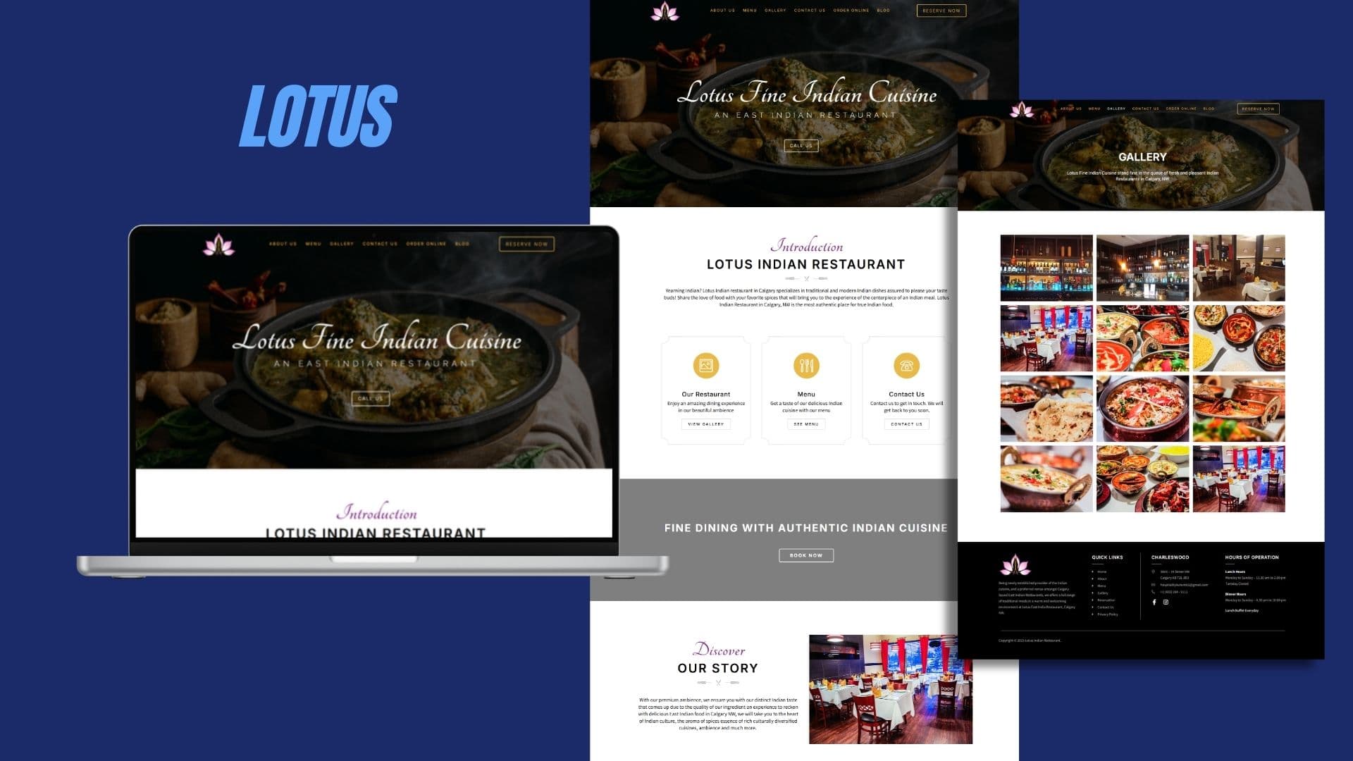 Digital Growth & Online Presence for Lotus Fine Indian Cuisine